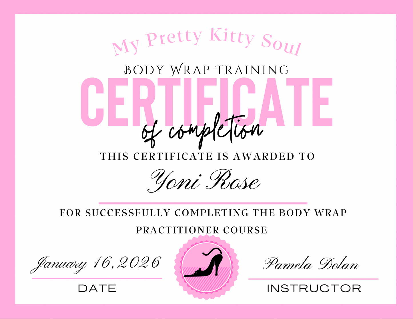 Body Wrap Certified Training ECourse Certification in 24 Hours