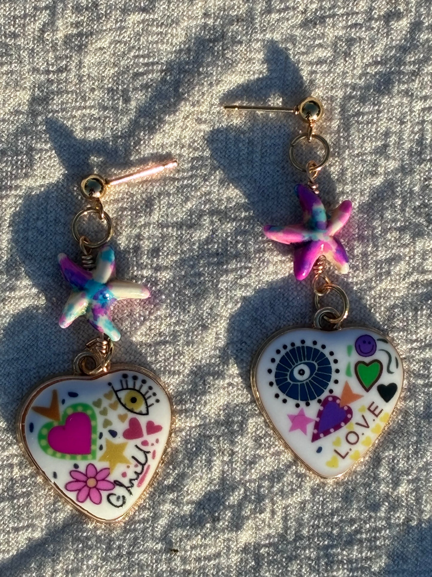 Rainbow Mermaid Self-Love Dangles