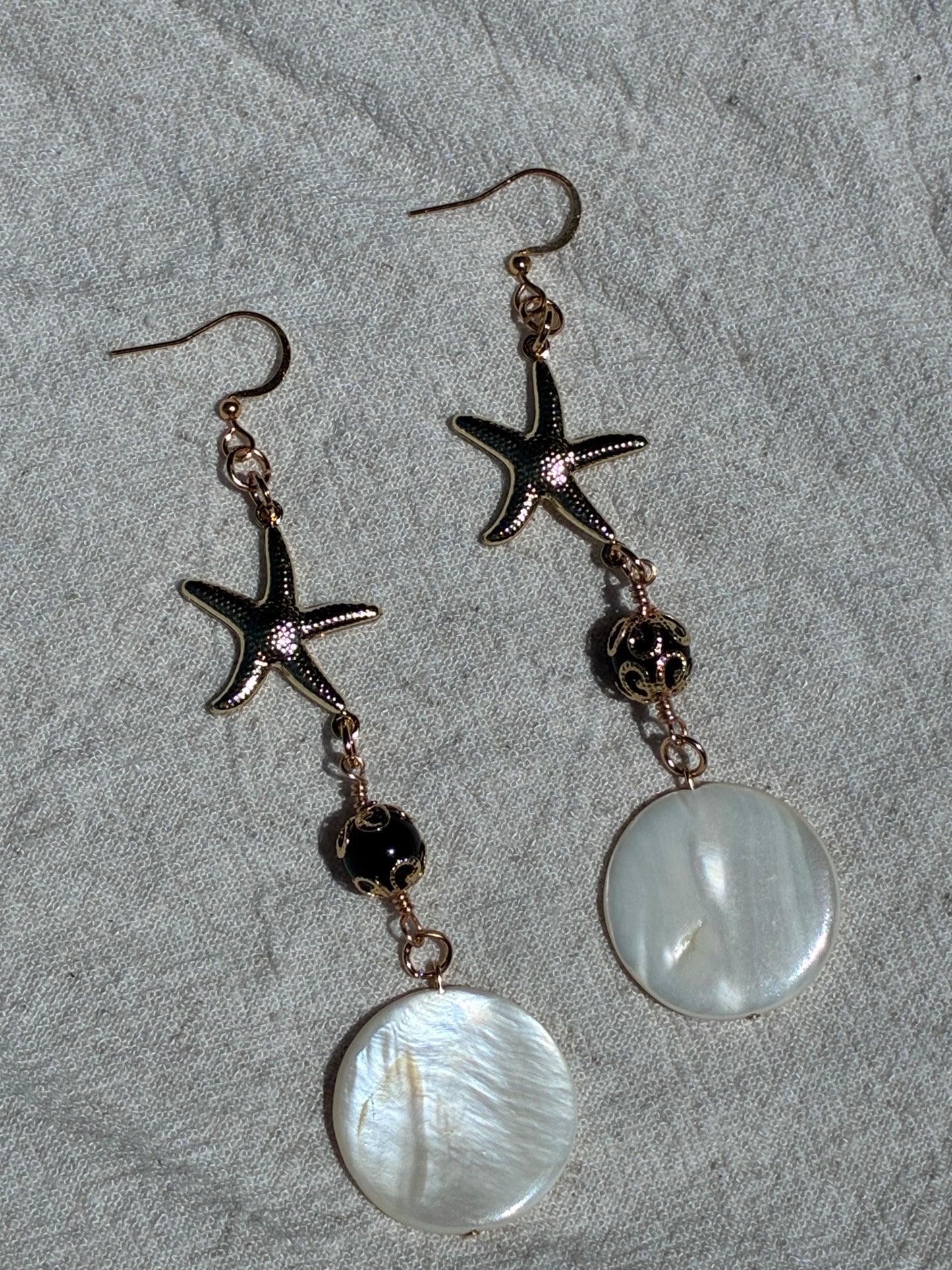 Midnight Mermaid Starfish Dangle