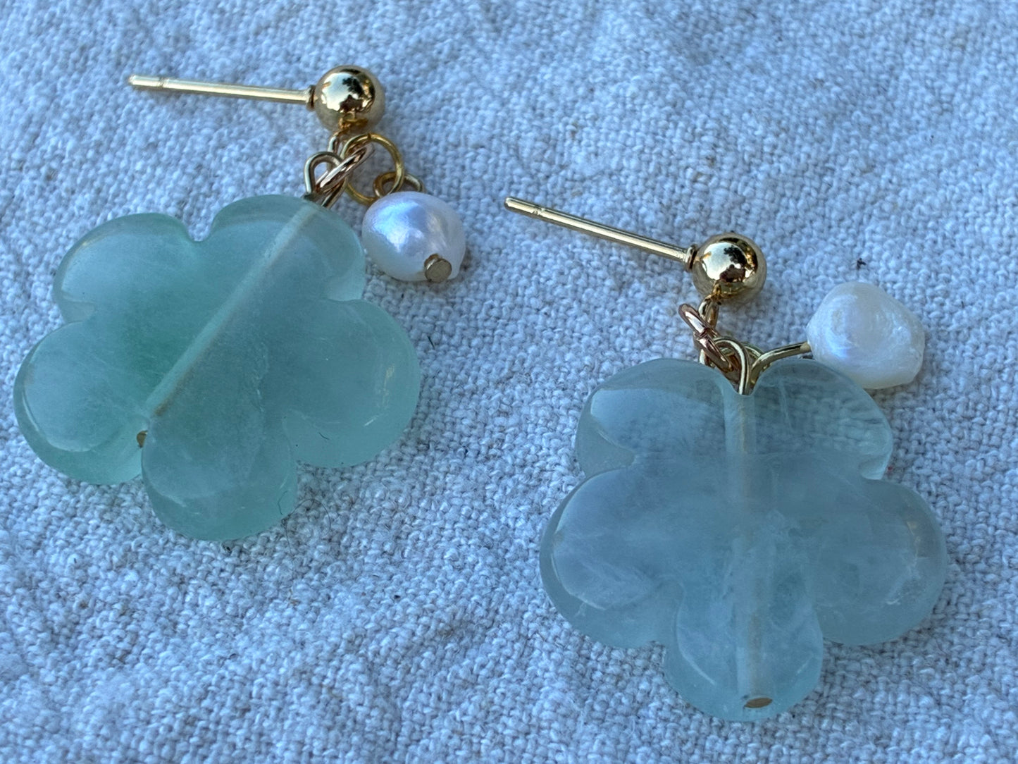 Pastel Petals Mermaid Dangles