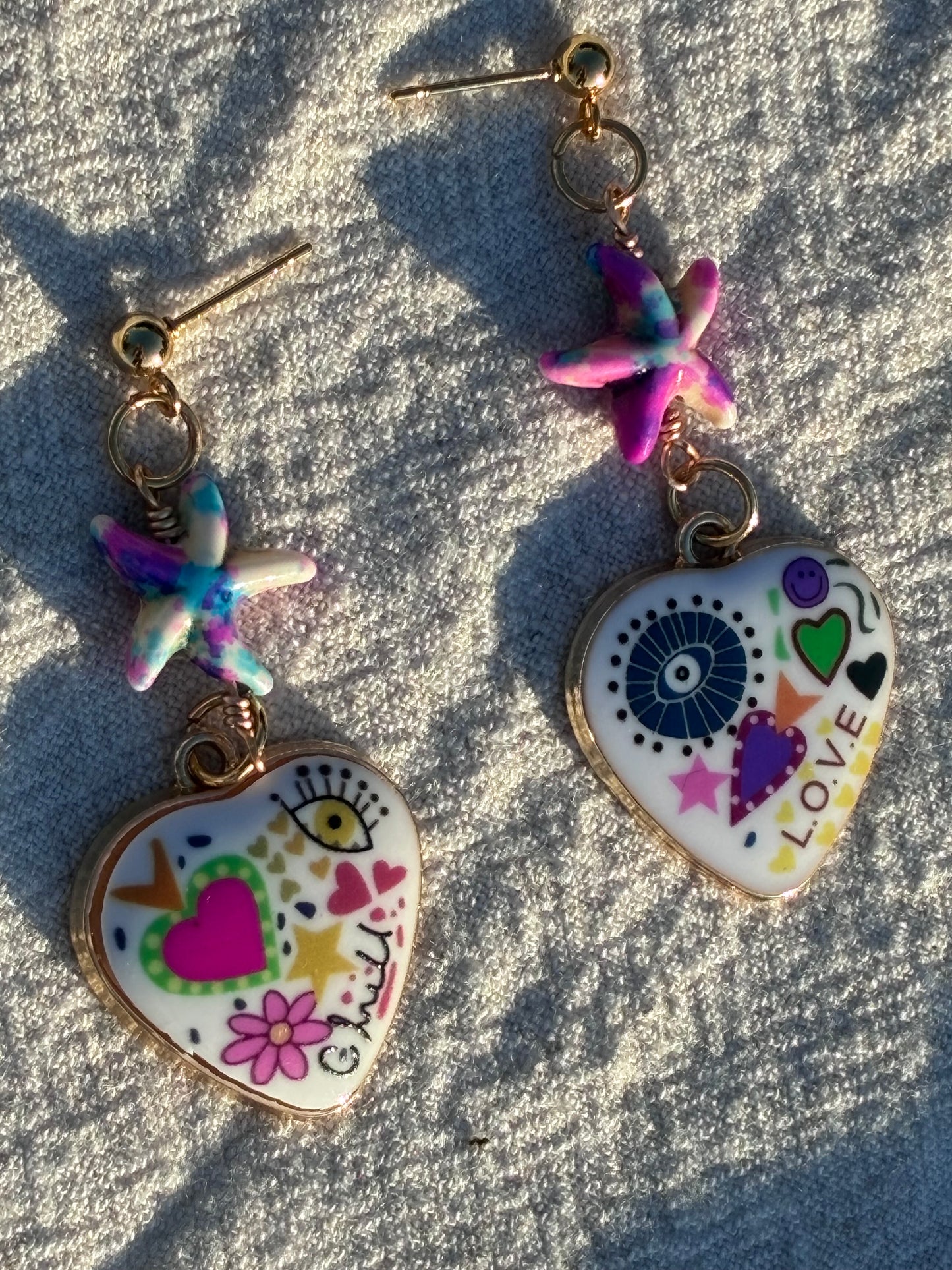 Rainbow Mermaid Self-Love Dangles