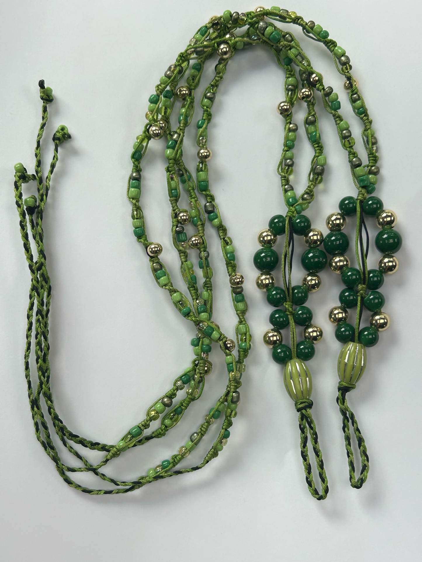 Green Goddess Barefoot Sandal Wrap