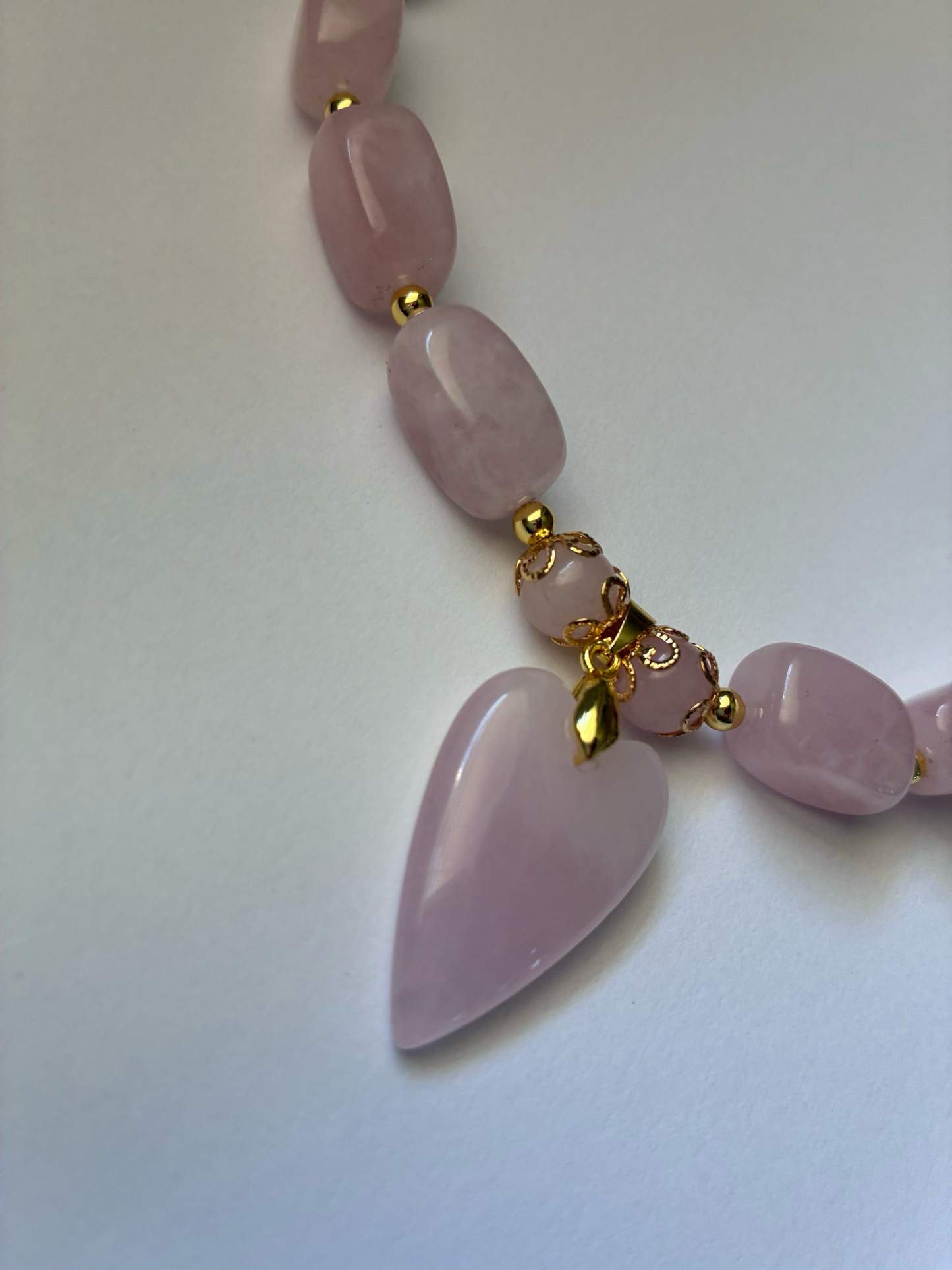 Princess Rosie Quartz Necklace