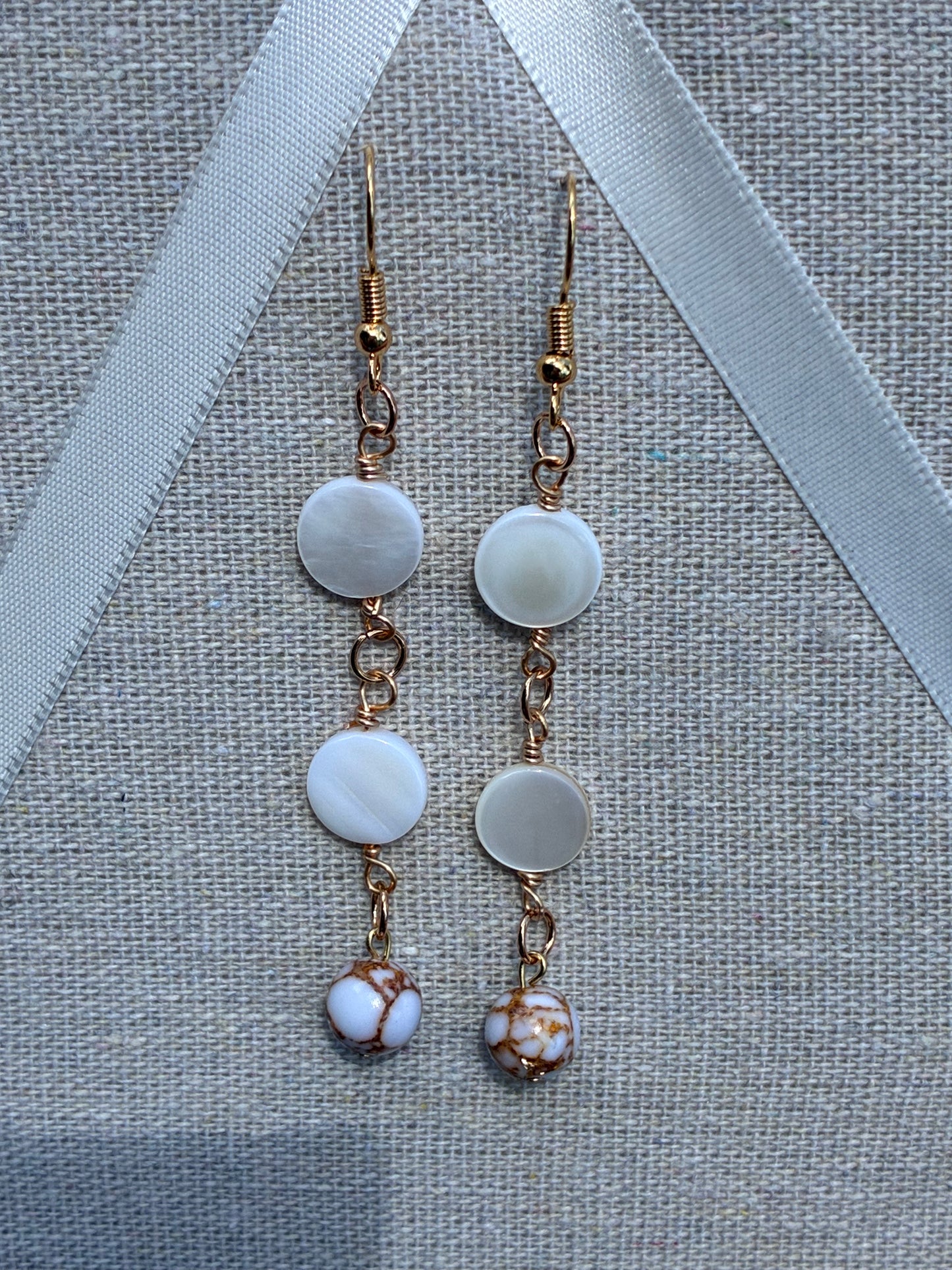 The Lunar Purr & Shell Dangles