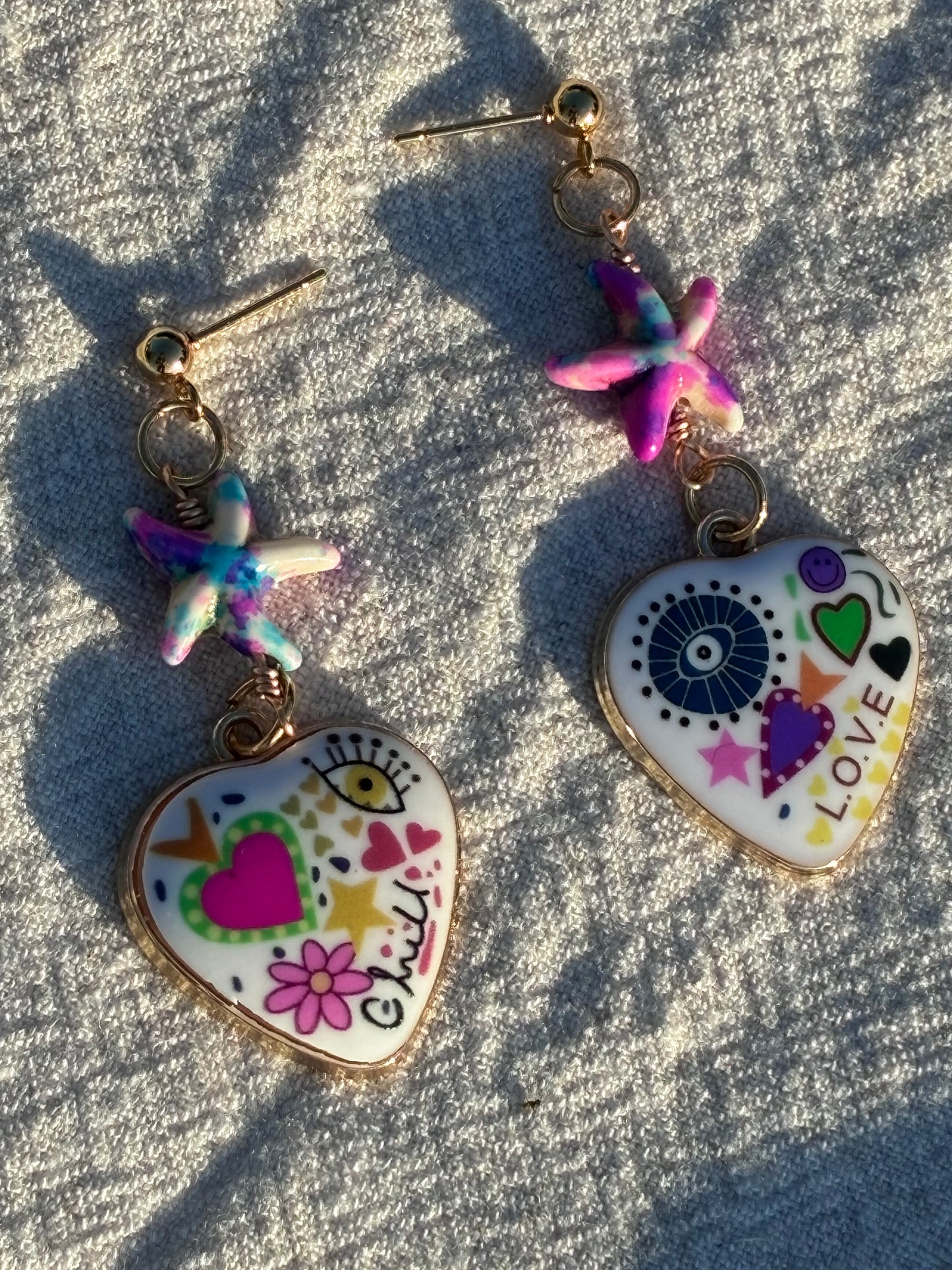 Rainbow Mermaid Self-Love Dangles