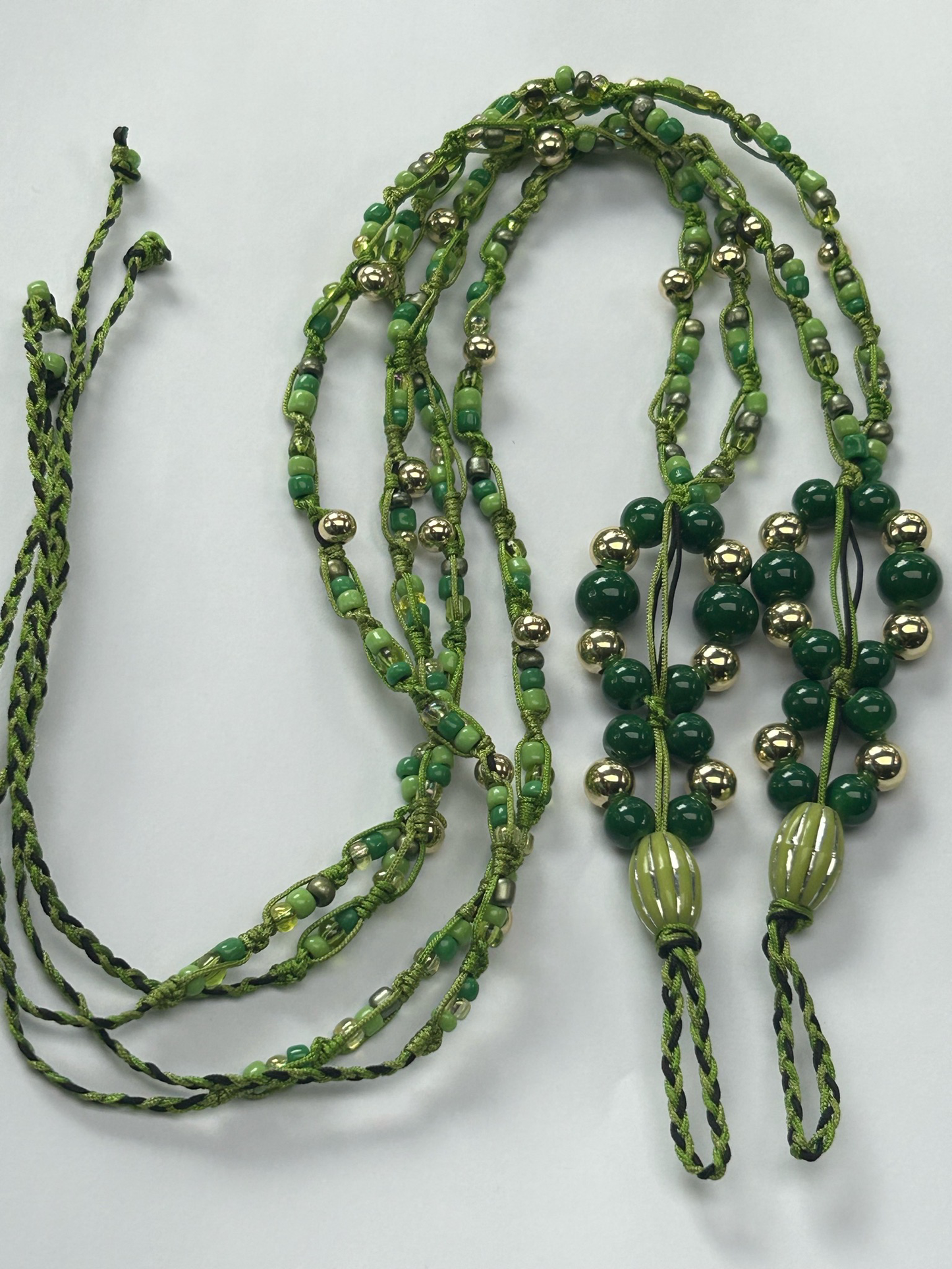 Green Goddess Barefoot Sandal Wrap