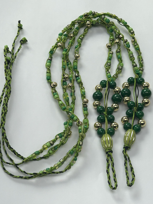 Green Goddess Barefoot Sandal Wrap