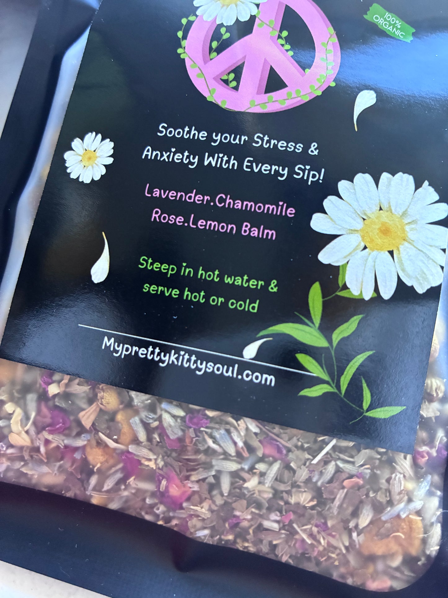 Woosah Tea - Stress Relief & Anxiety Soothing Herbal Blend