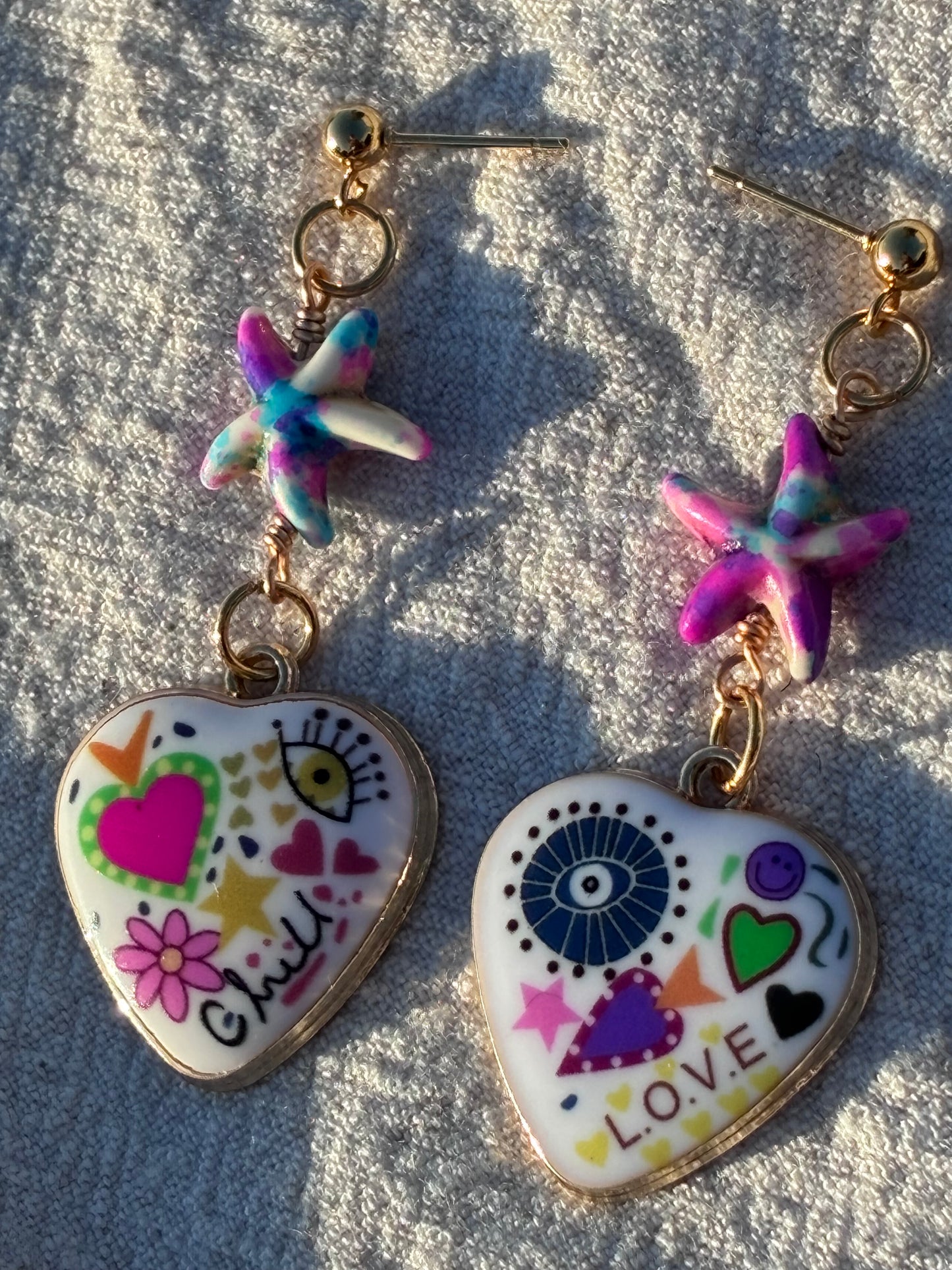 Rainbow Mermaid Self-Love Dangles