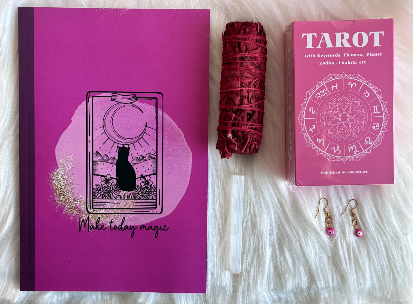 Dreamy Divination Box - Complete Pink Tarot & Spiritual Kit