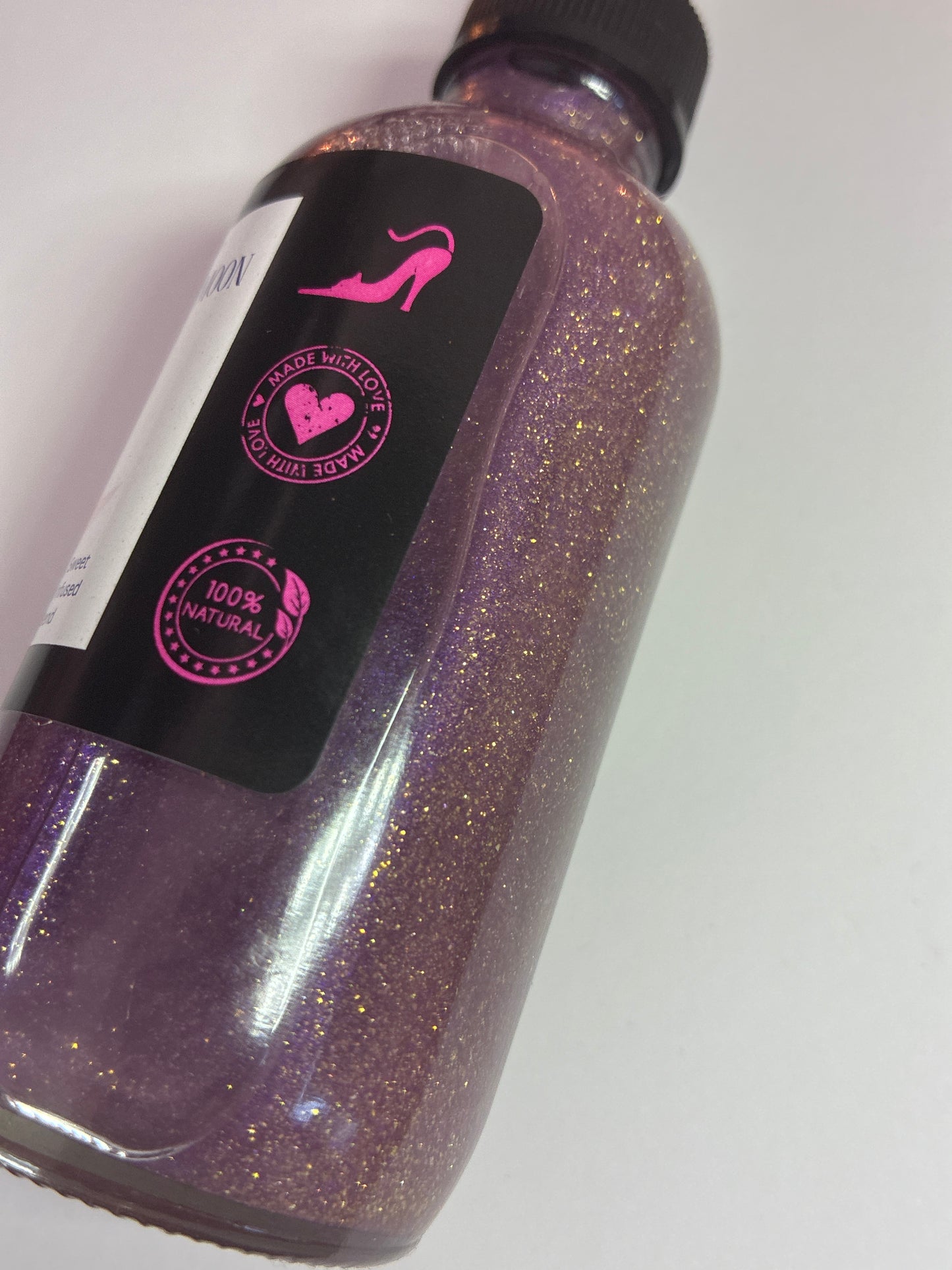 “Love by the Moon” 24k Gold Shimmer Quartz Body Aura Oil Blend