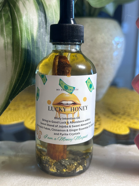 Lucky Honey 24k Gold Body Intention Oil