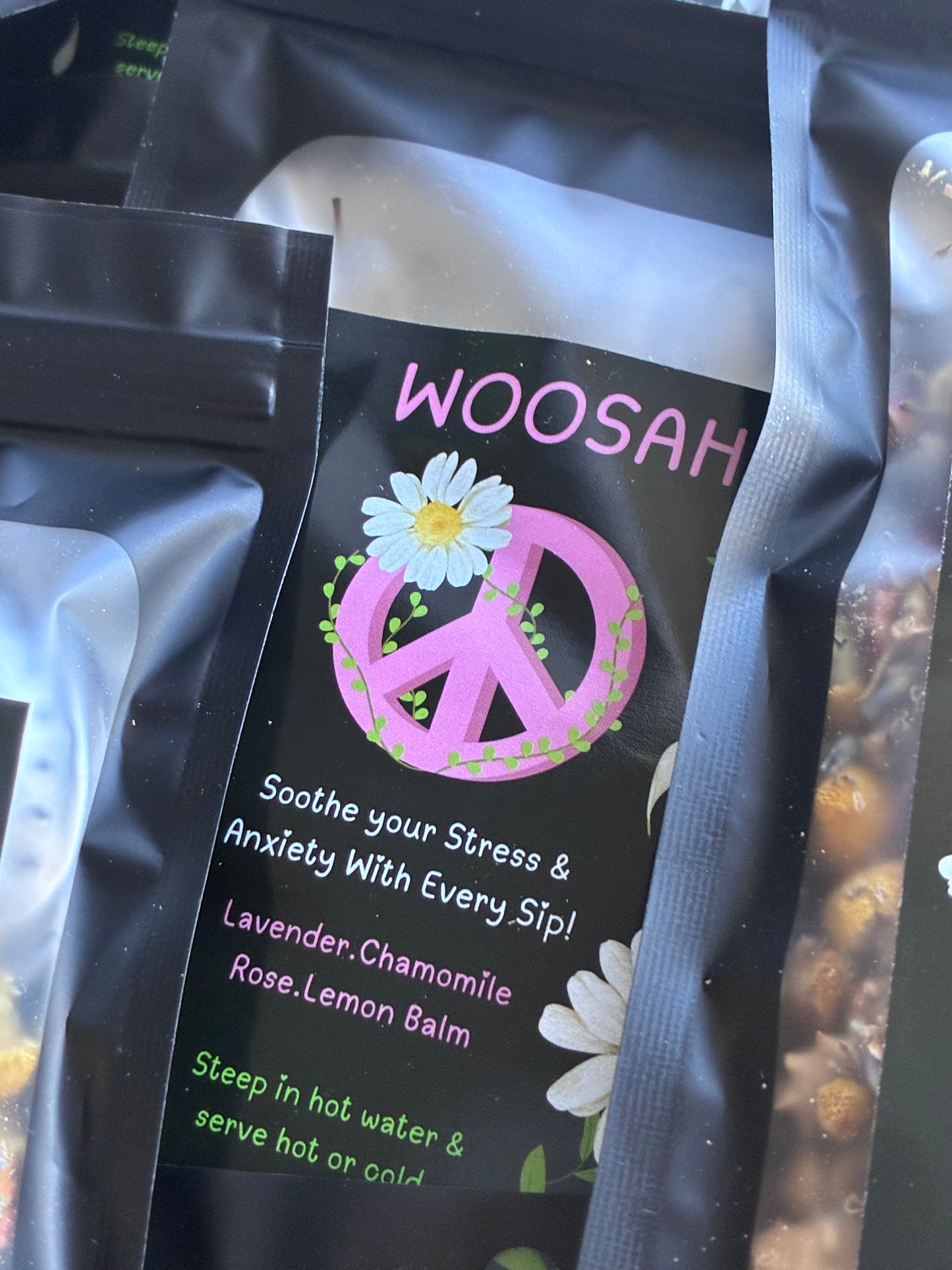 Woosah Tea - Stress Relief & Anxiety Soothing Herbal Blend
