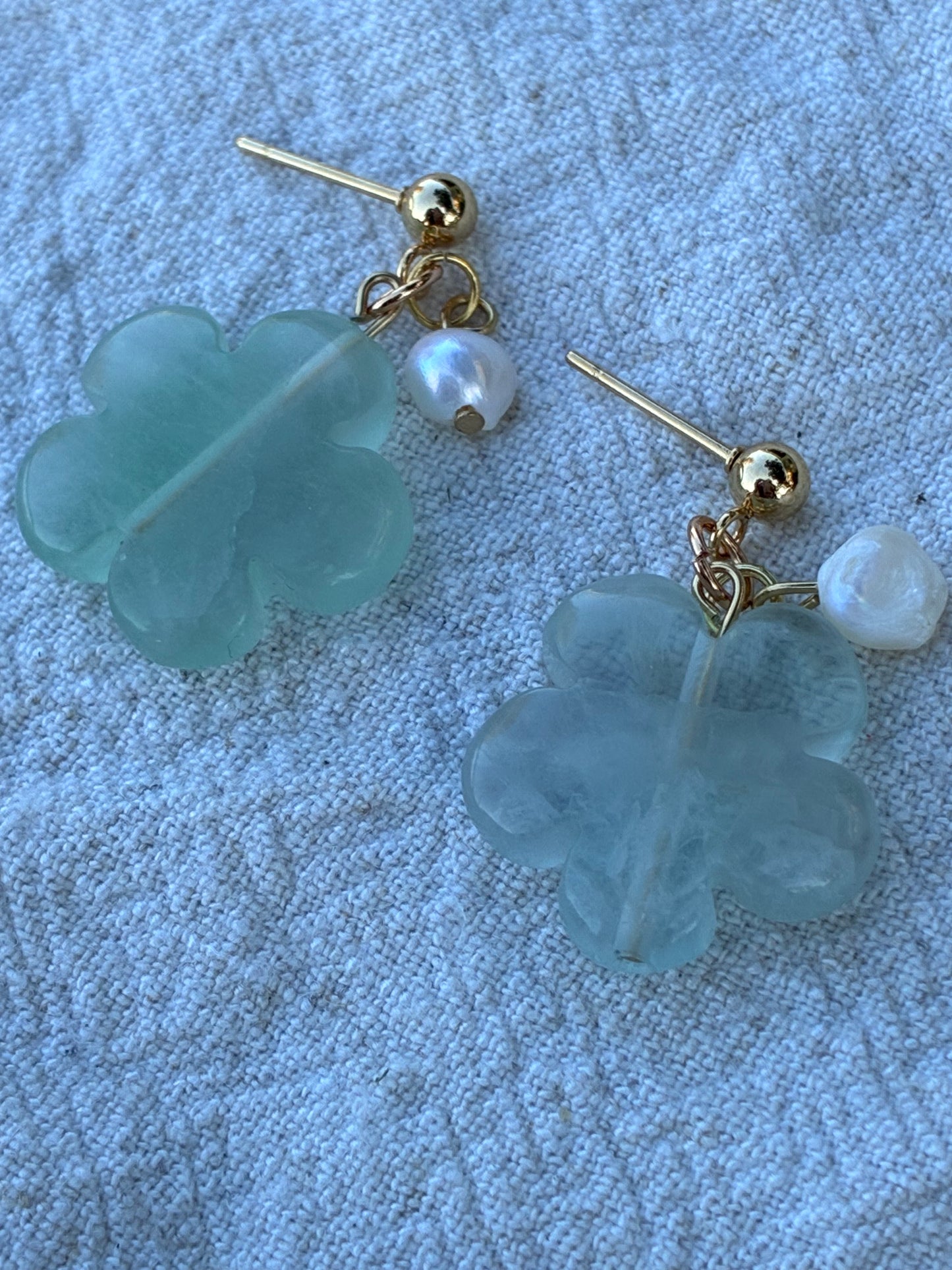 Pastel Petals Mermaid Dangles