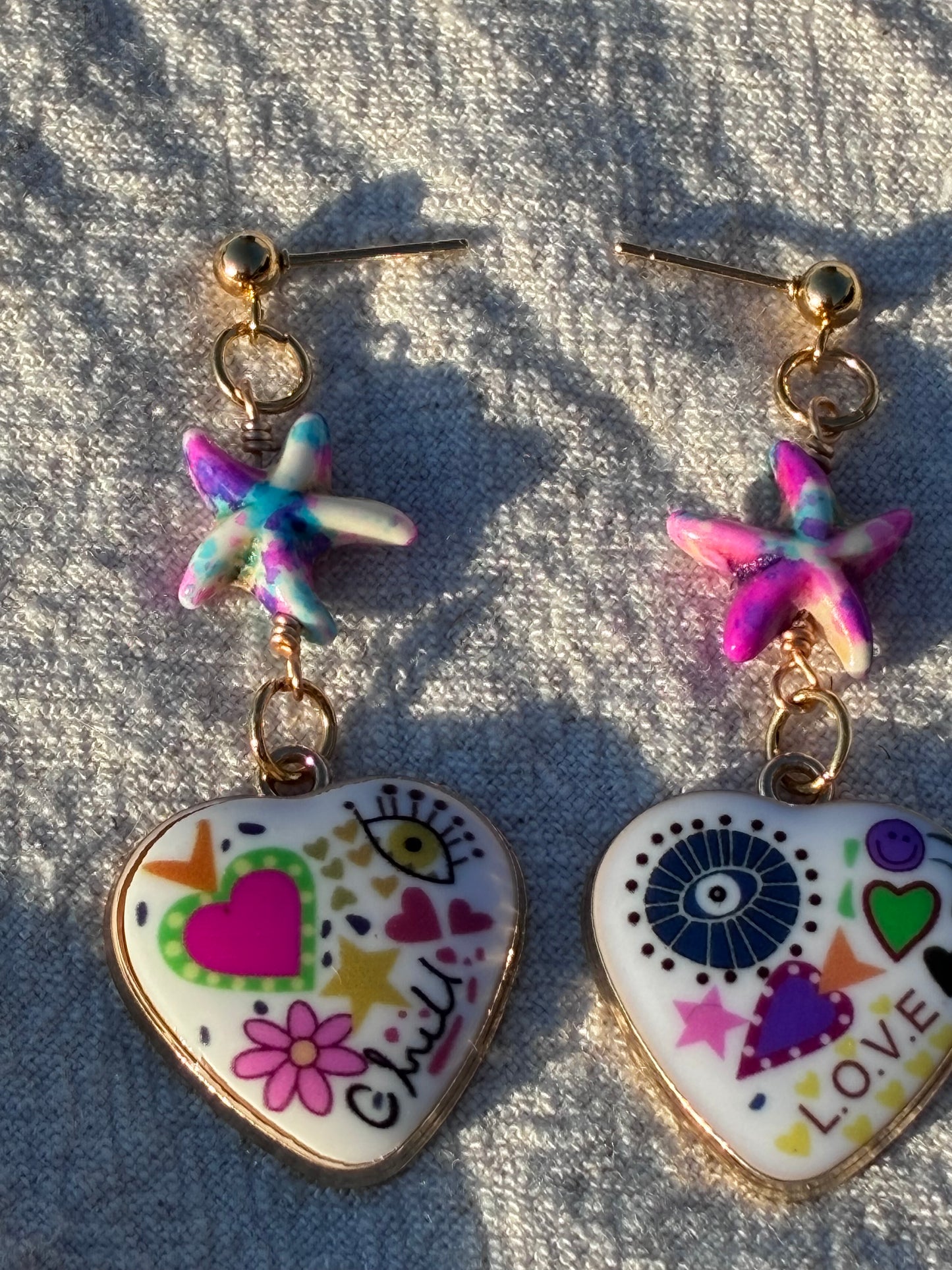 Rainbow Mermaid Self-Love Dangles
