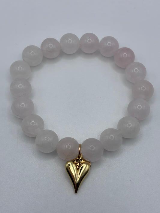 Rose Quartz Sweetheart Soul-Stone Bracelet