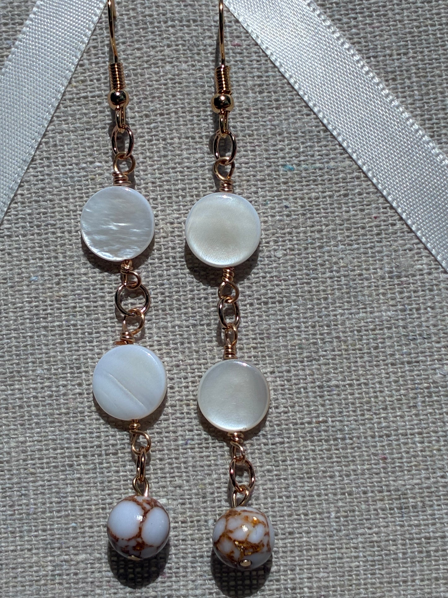 The Lunar Purr & Shell Dangles