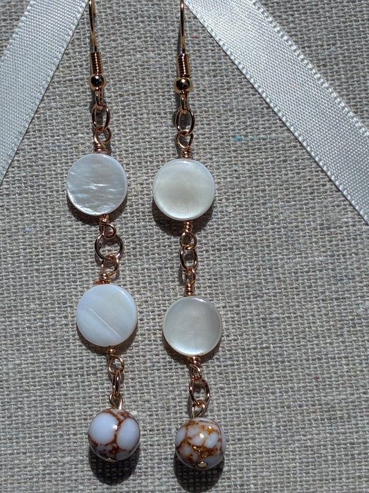 The Lunar Purr & Shell Dangles