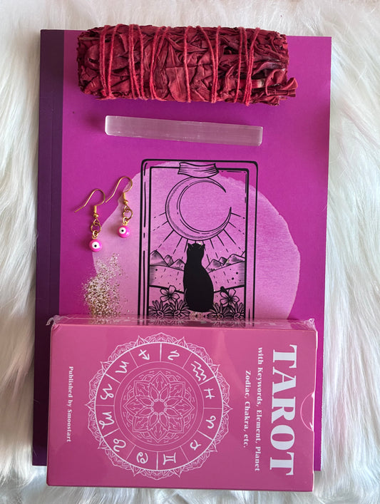 Dreamy Divination Box - Complete Pink Tarot & Spiritual Kit