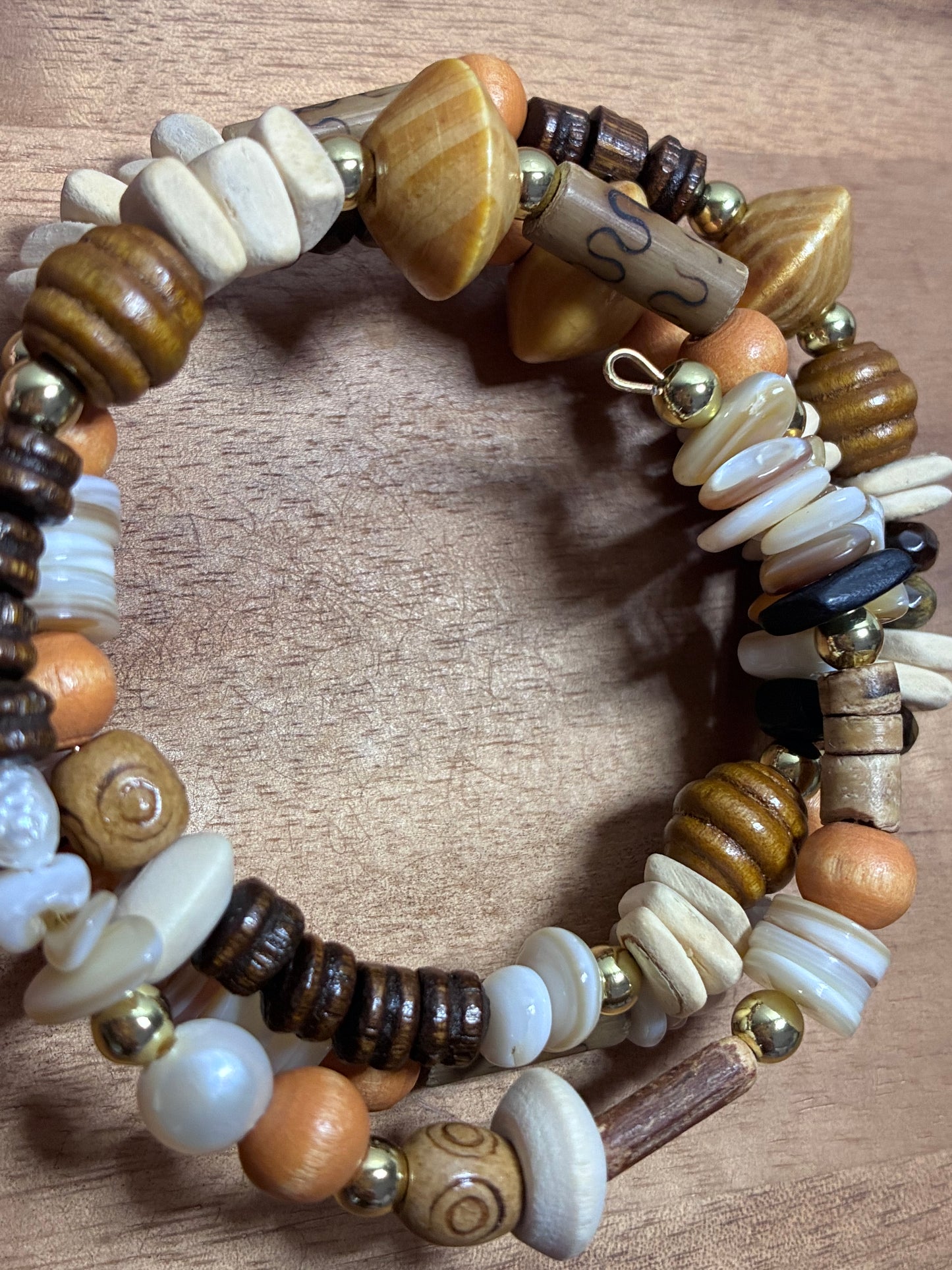 Solar roots memory wrap bracelet