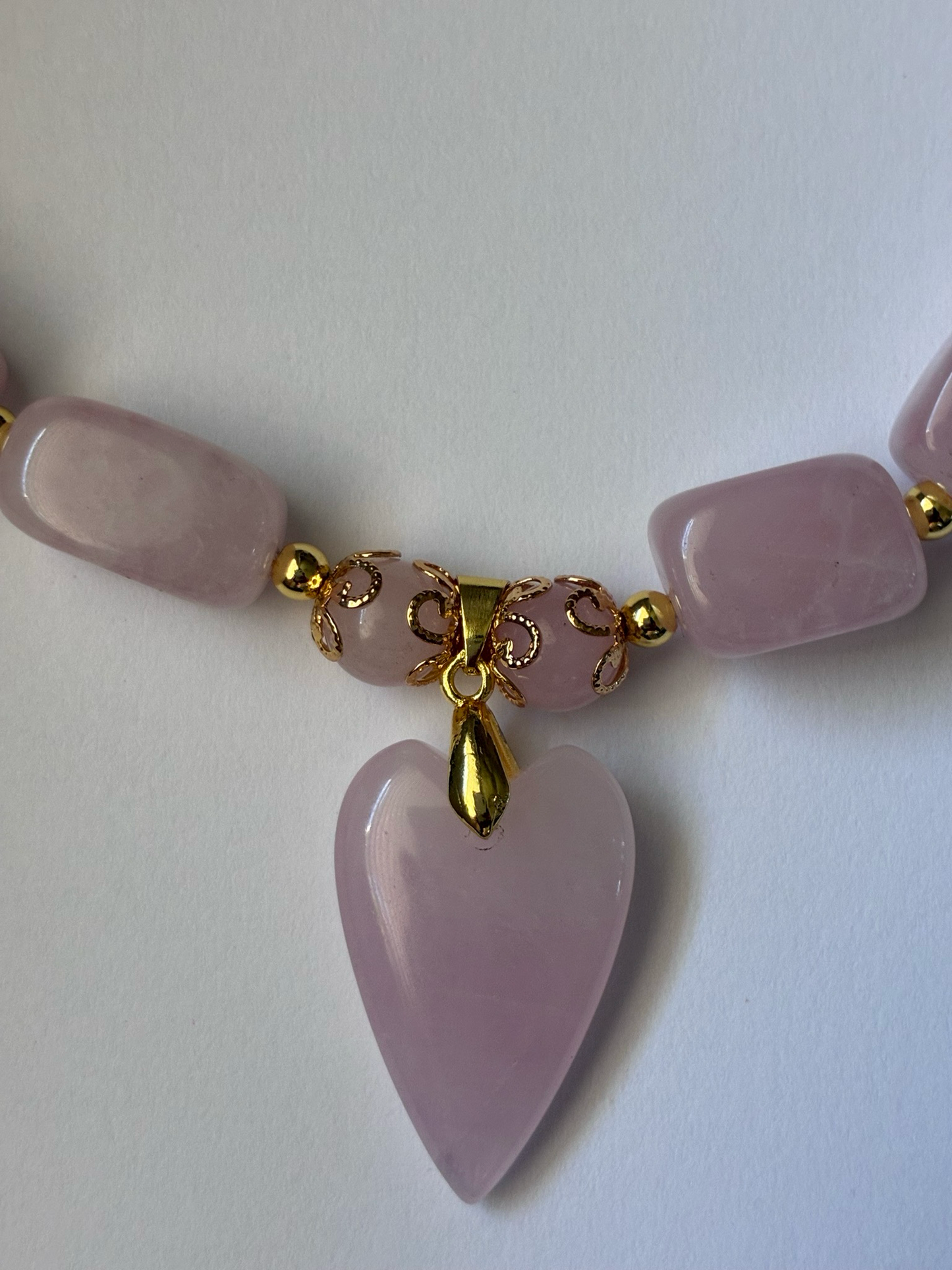 Princess Rosie Quartz Necklace
