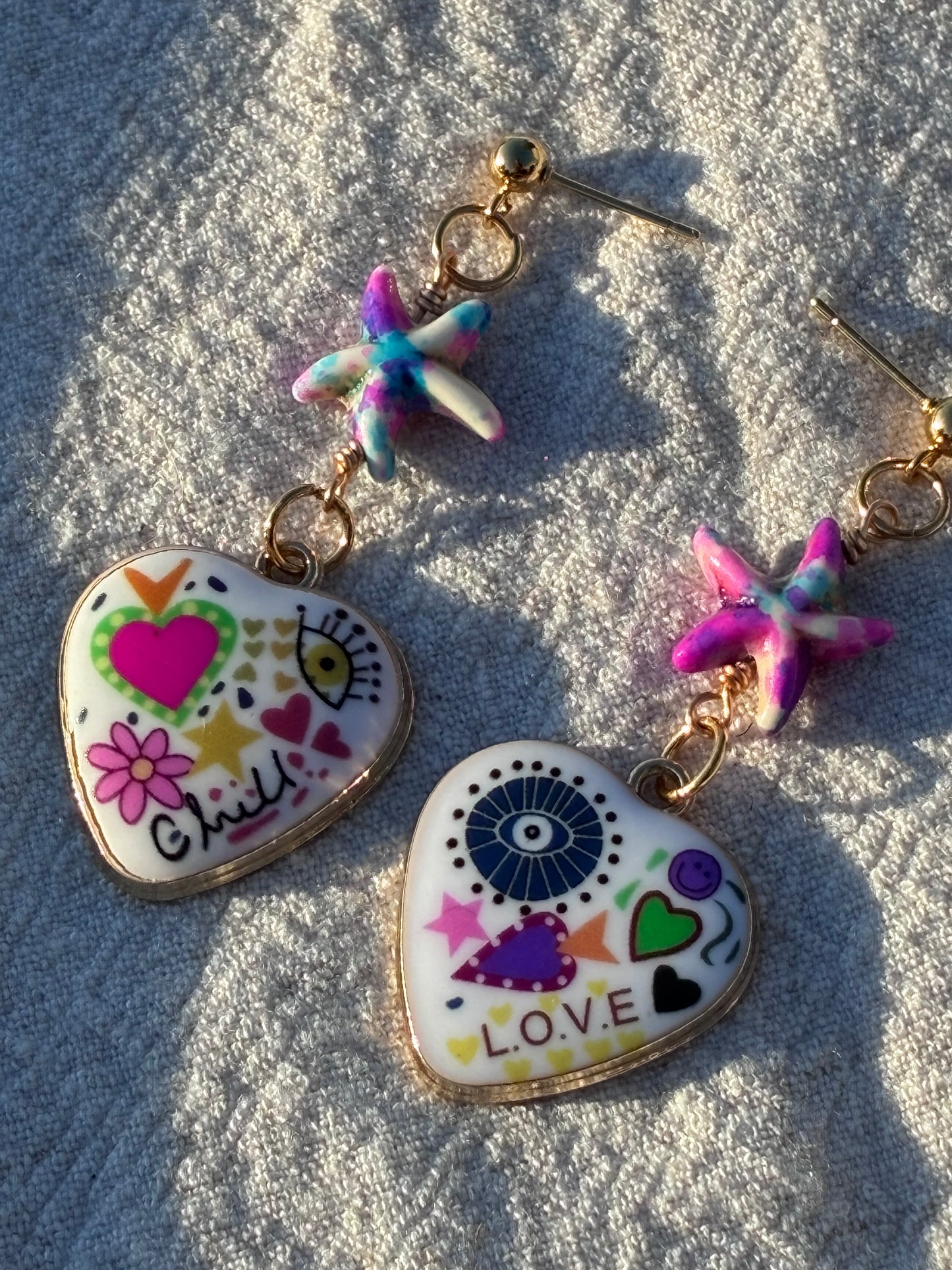 Rainbow Mermaid Self-Love Dangles
