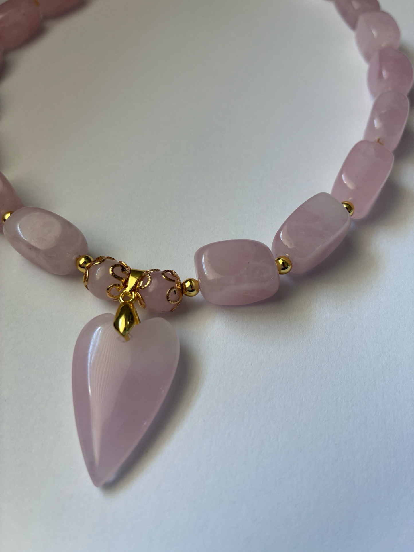 Princess Rosie Quartz Necklace