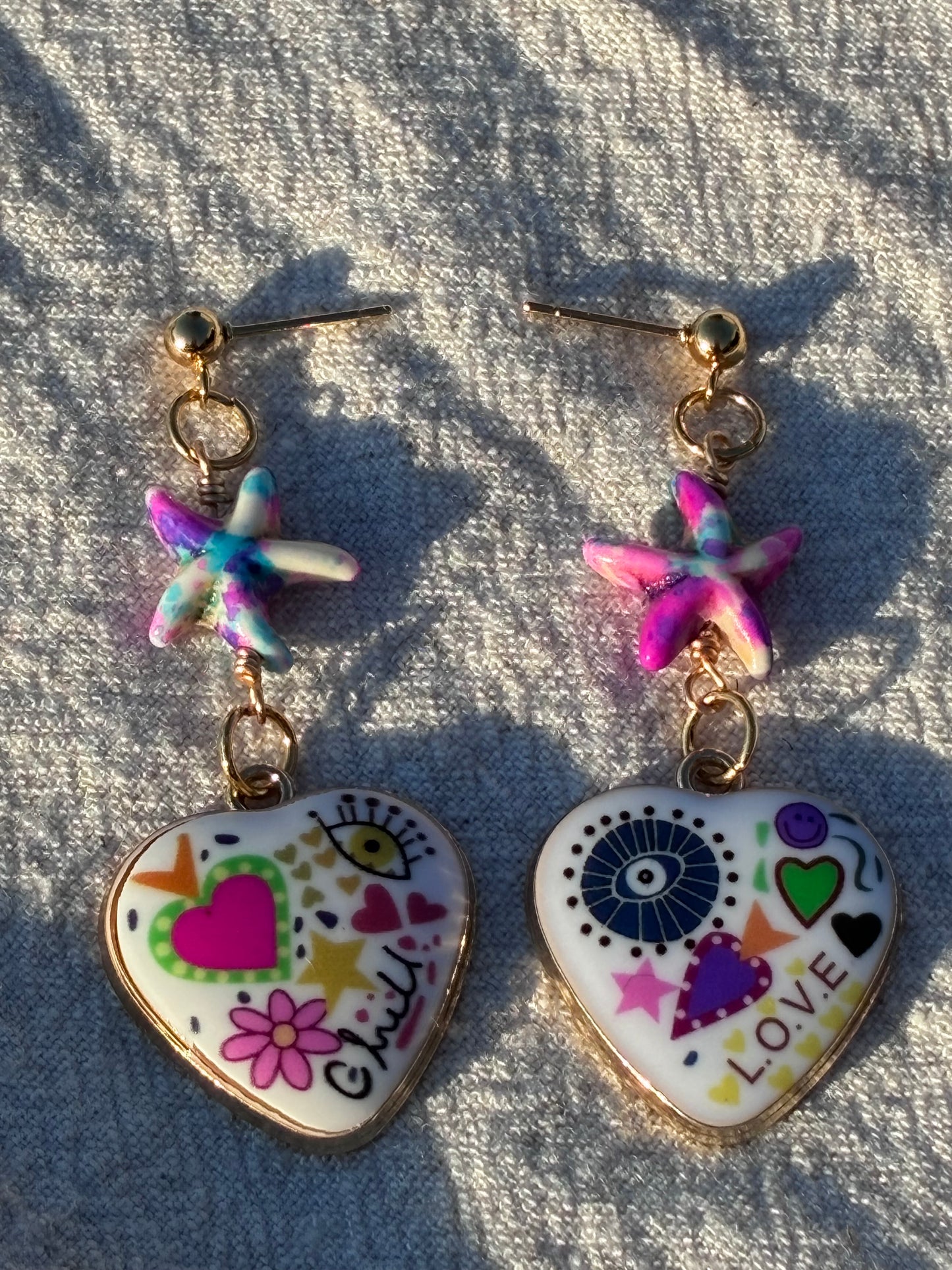 Rainbow Mermaid Self-Love Dangles
