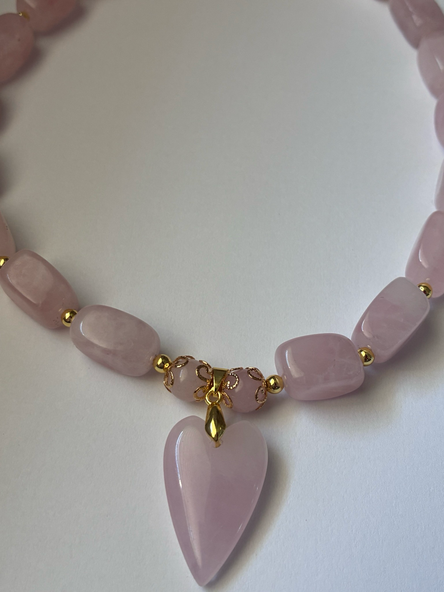Princess Rosie Quartz Necklace