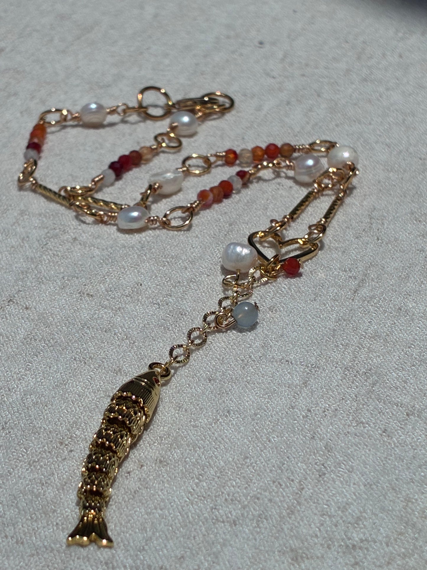 🌟 The Alchemical Mermaid Statement Necklace