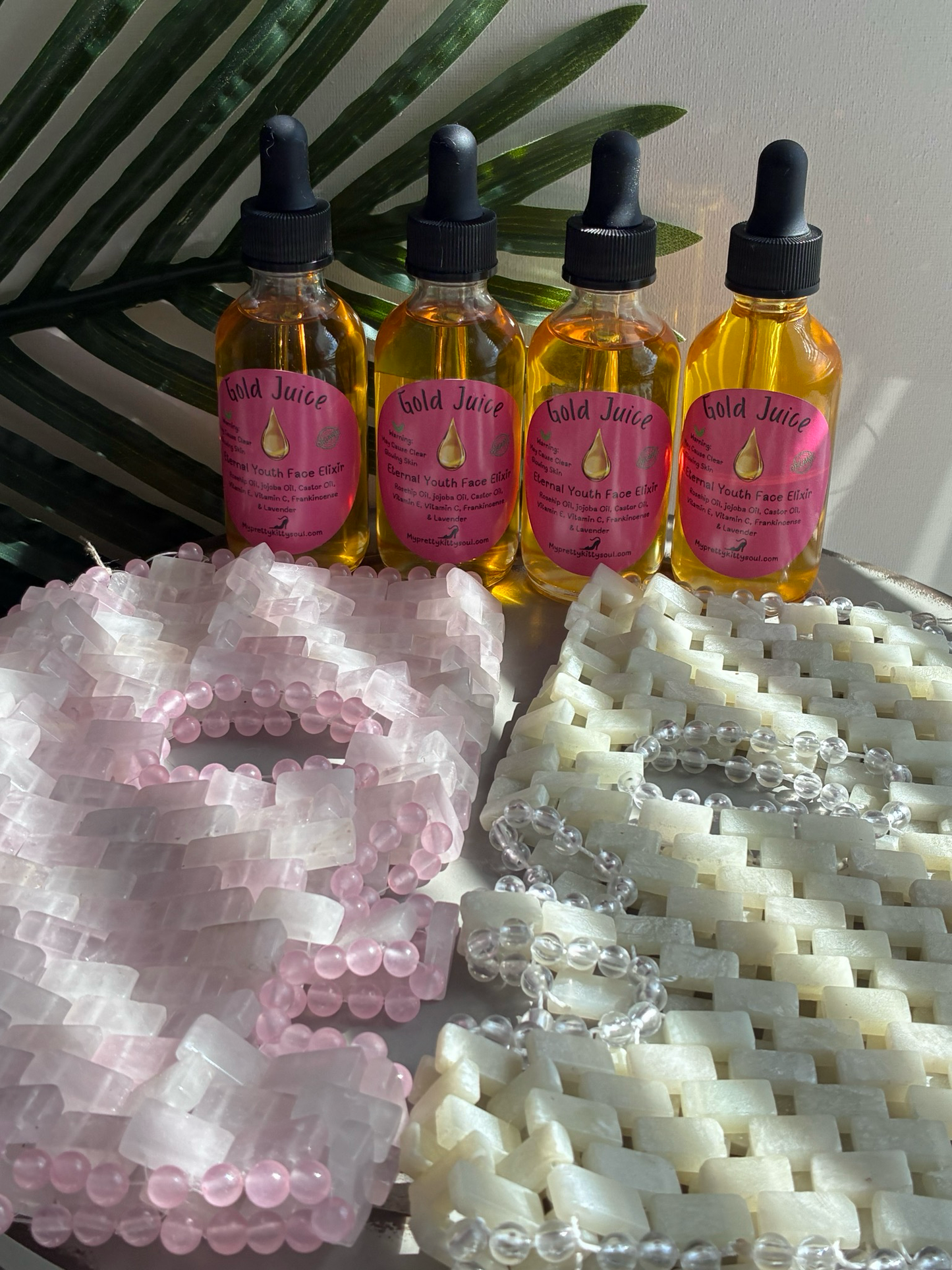 Crystal Face Mask & Gold Juice Face Serum Duo