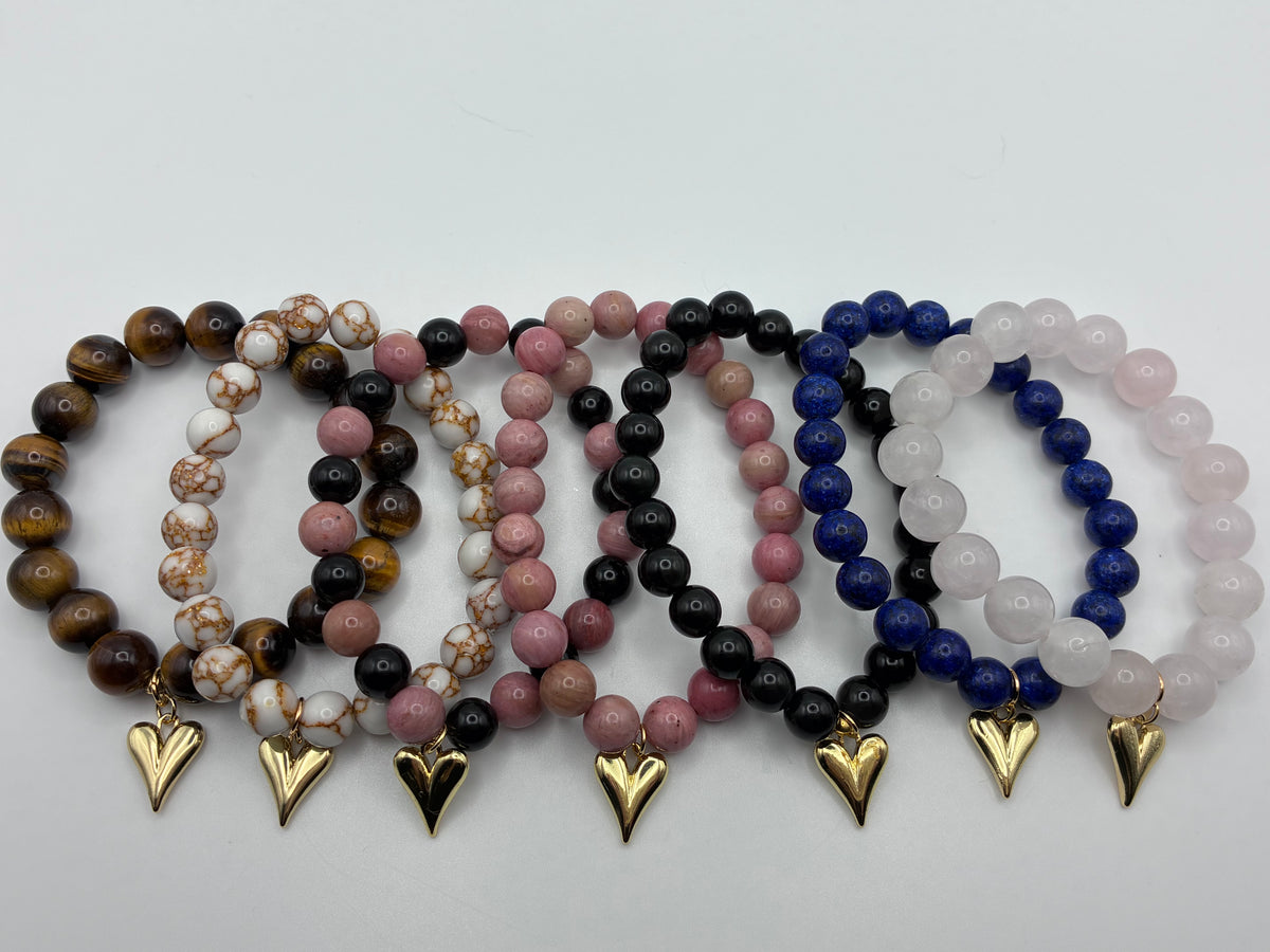 Rose Quartz Sweetheart Soul-Stone Bracelet