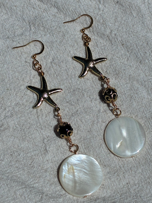 Midnight Mermaid Starfish Dangle