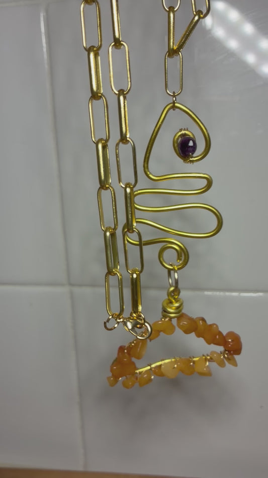 Amethyst Sea-Gazer Necklace